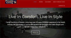 Desktop Screenshot of firesidelivingnh.com